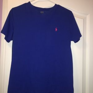 Royal blue Ralph Lauren v neck